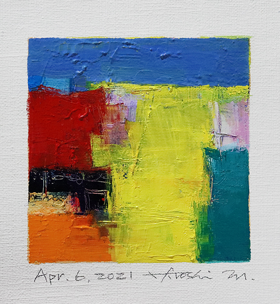 hiroshi matsumoto 9x9 paintings