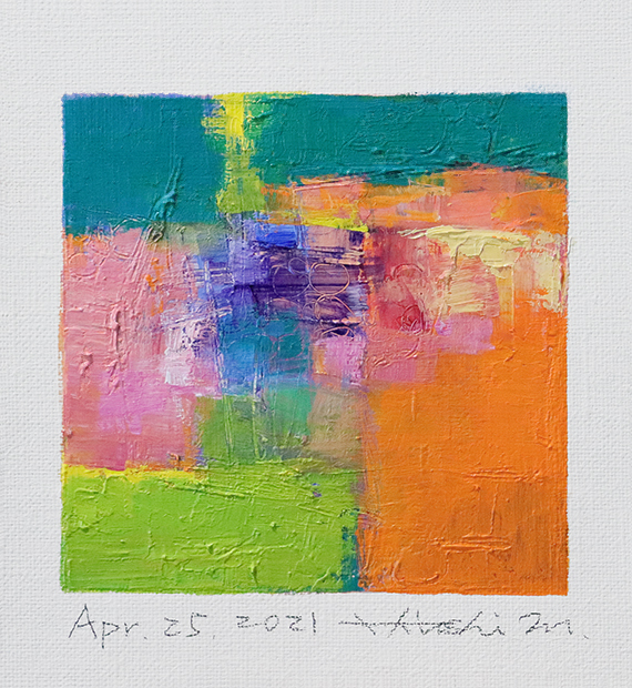 hiroshi matsumoto 9x9 paintings
