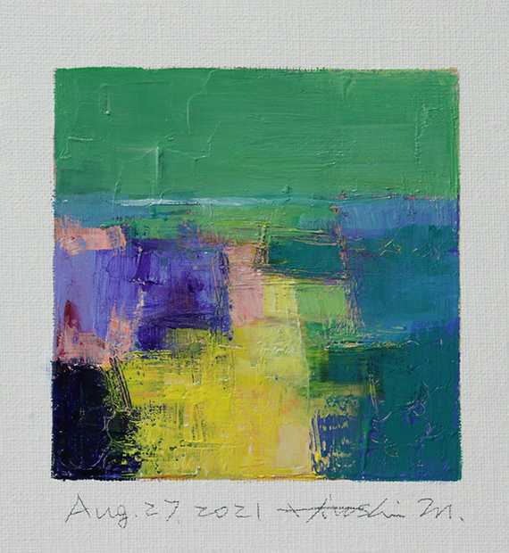 hiroshi matsumoto 9x9 paintings