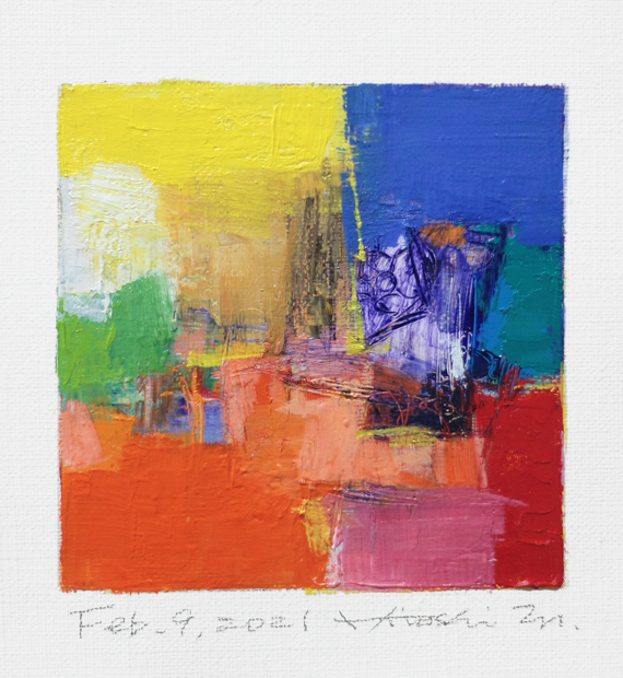 hiroshi matsumoto 9x9 paintings