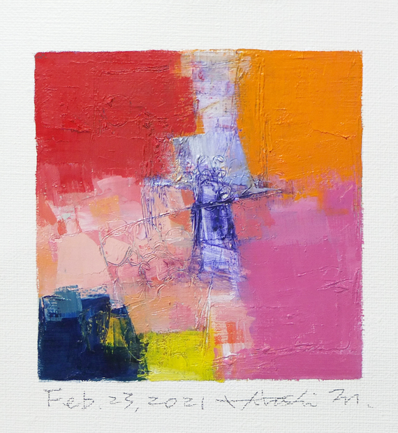 hiroshi matsumoto 9x9 paintings