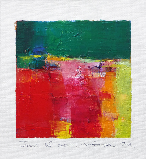 hiroshi matsumoto 9x9 paintings