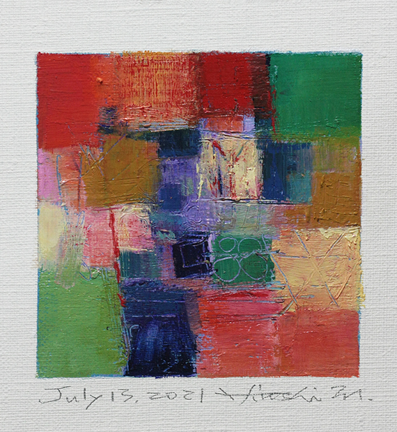hiroshi matsumoto 9x9 paintings