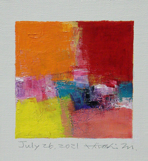 hiroshi matsumoto 9x9 paintings