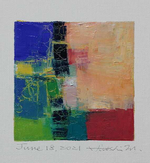 hiroshi matsumoto 9x9 paintings