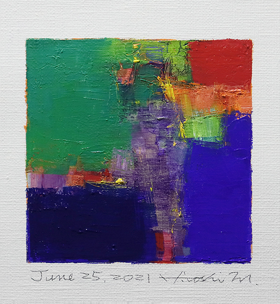 hiroshi matsumoto 9x9 paintings