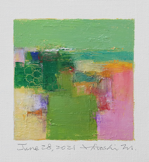 hiroshi matsumoto 9x9 paintings