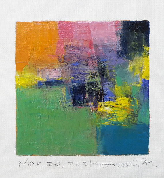 hiroshi matsumoto 9x9 paintings
