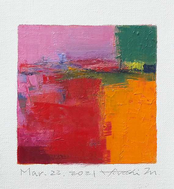 hiroshi matsumoto 9x9 paintings