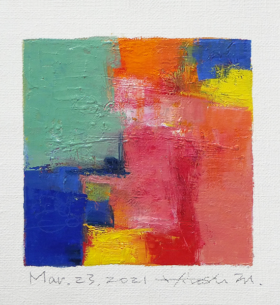 hiroshi matsumoto 9x9 paintings