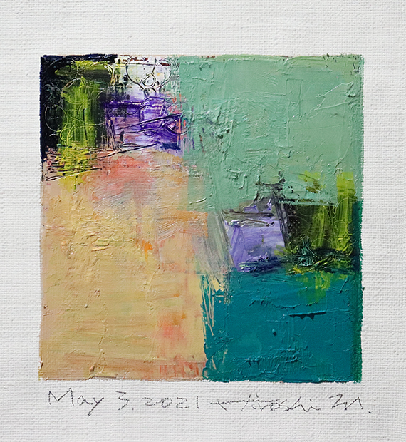 hiroshi matsumoto 9x9 paintings