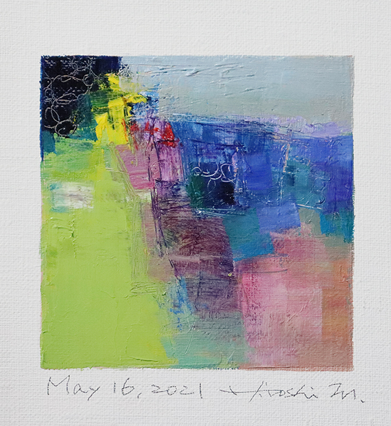 hiroshi matsumoto 9x9 paintings