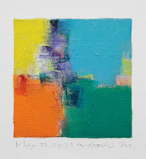 hiroshi matsumoto 9x9 paintings