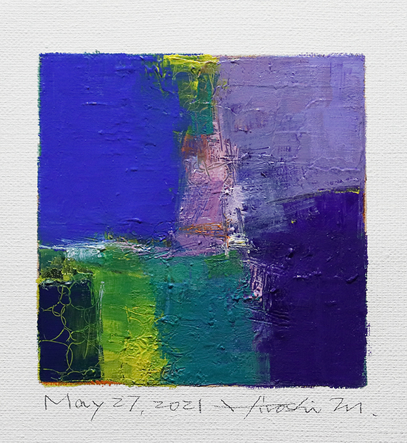 hiroshi matsumoto 9x9 paintings