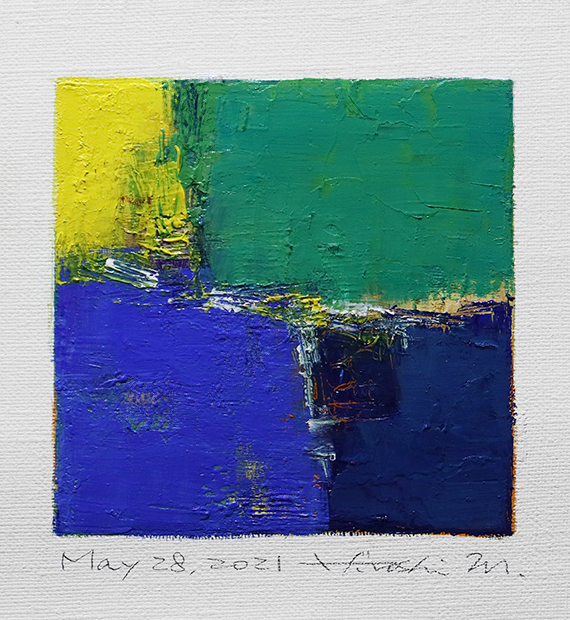 hiroshi matsumoto 9x9 paintings