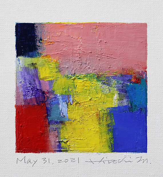 hiroshi matsumoto 9x9 paintings