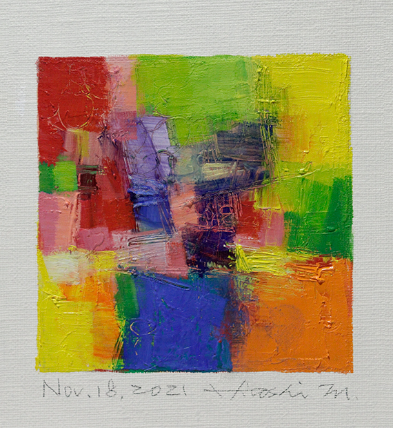 hiroshi matsumoto 9x9 paintings