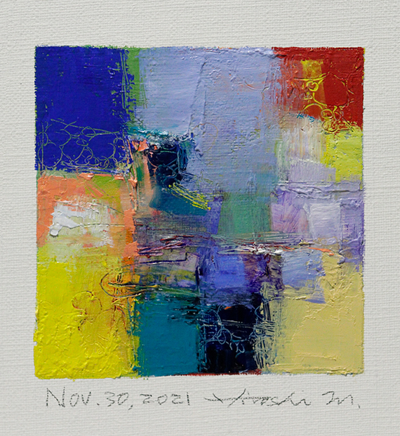 hiroshi matsumoto 9x9 paintings