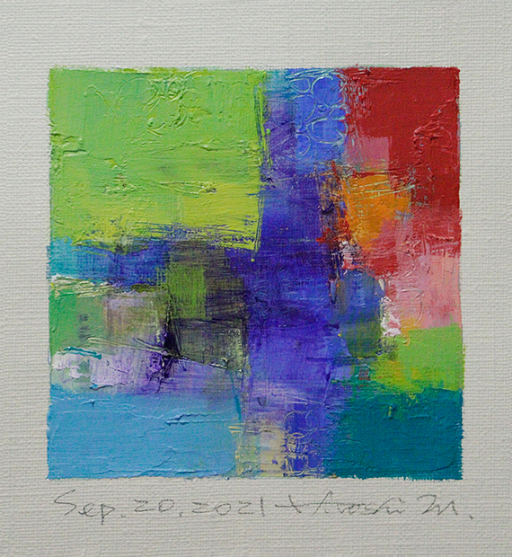 hiroshi matsumoto 9x9 paintings