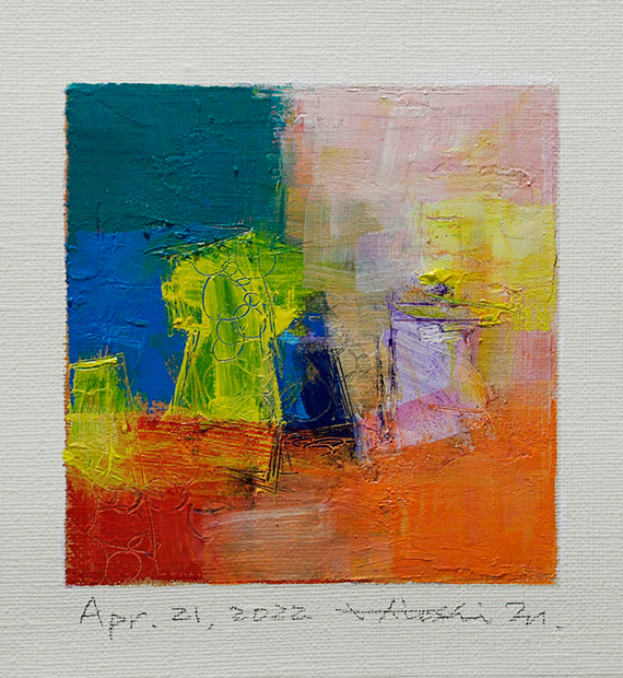 hiroshi matsumoto 9x9 paintings