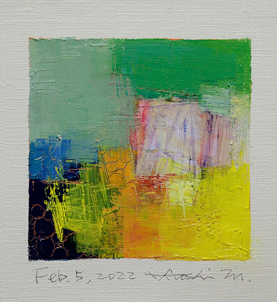 hiroshi matsumoto 9x9 paintings