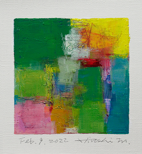 hiroshi matsumoto 9x9 paintings