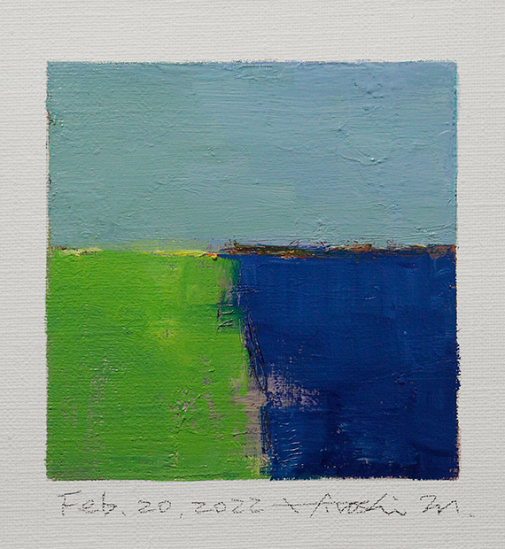 hiroshi matsumoto 9x9 paintings