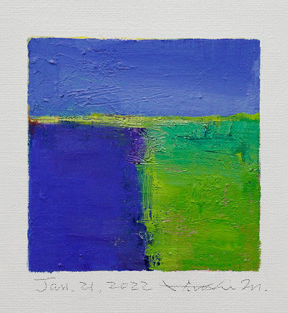 hiroshi matsumoto 9x9 paintings