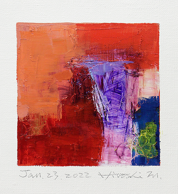hiroshi matsumoto 9x9 paintings