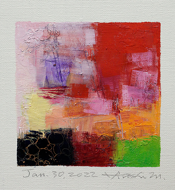 hiroshi matsumoto 9x9 paintings
