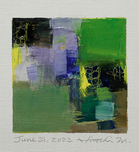 hiroshi matsumoto 9x9 paintings