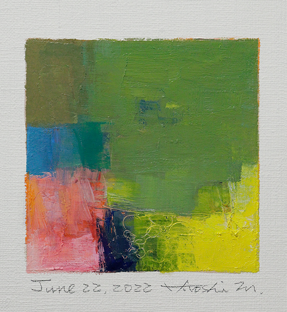 hiroshi matsumoto 9x9 paintings