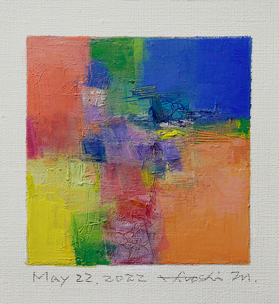 hiroshi matsumoto 9x9 paintings