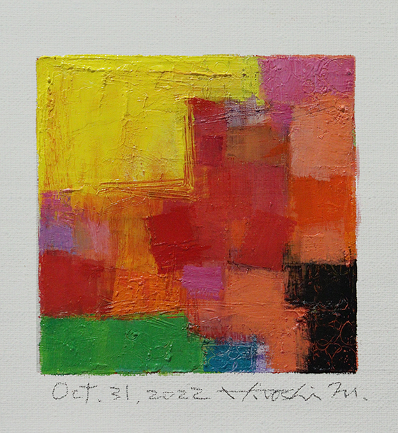 hiroshi matsumoto 9x9 paintings