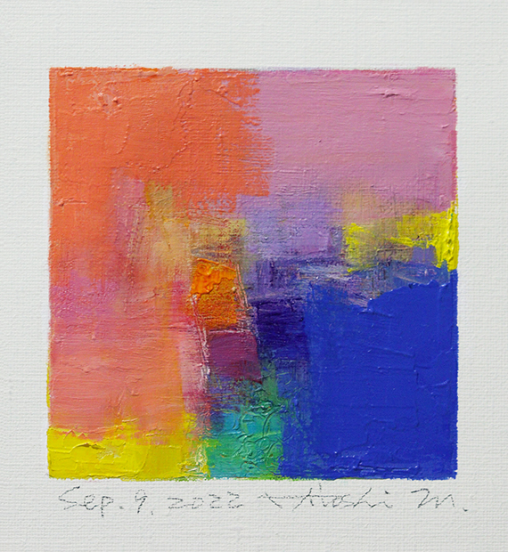 hiroshi matsumoto 9x9 paintings