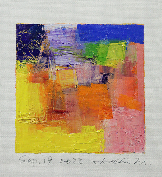 hiroshi matsumoto 9x9 paintings