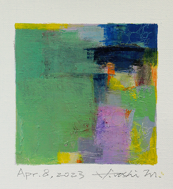 hiroshi matsumoto 9x9 paintings