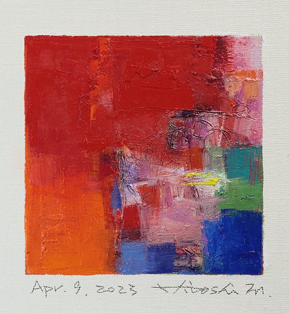 hiroshi matsumoto 9x9 paintings