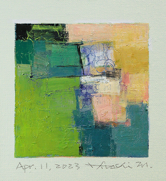 hiroshi matsumoto 9x9 paintings
