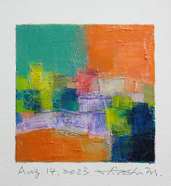 hiroshi matsumoto 9x9 paintings