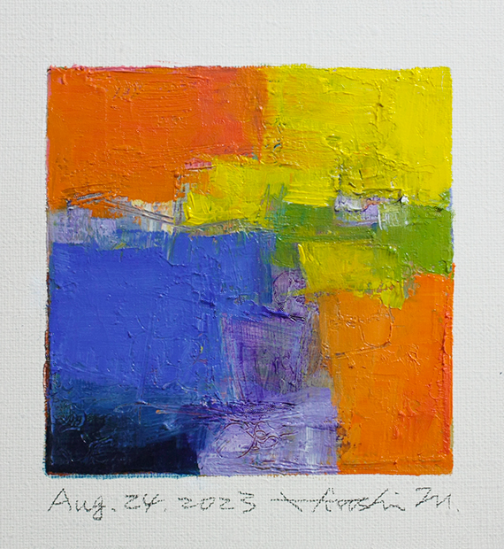 hiroshi matsumoto 9x9 paintings