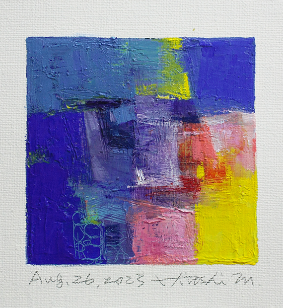 hiroshi matsumoto 9x9 paintings