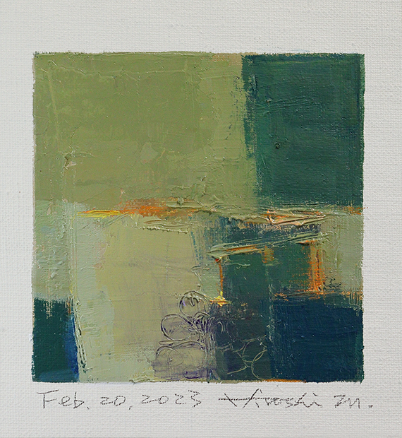 hiroshi matsumoto 9x9 paintings