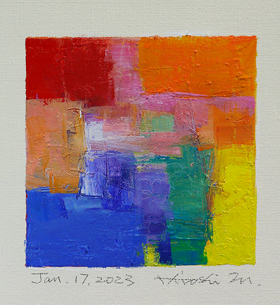 hiroshi matsumoto 9x9 paintings