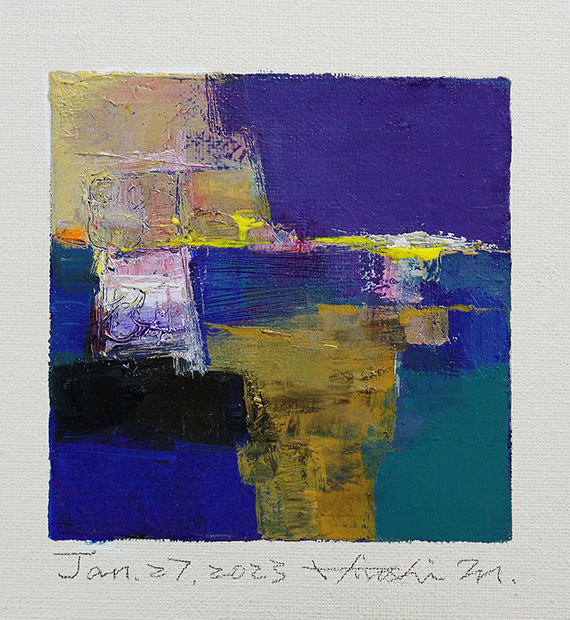 hiroshi matsumoto 9x9 paintings