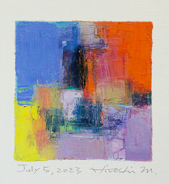 hiroshi matsumoto 9x9 paintings