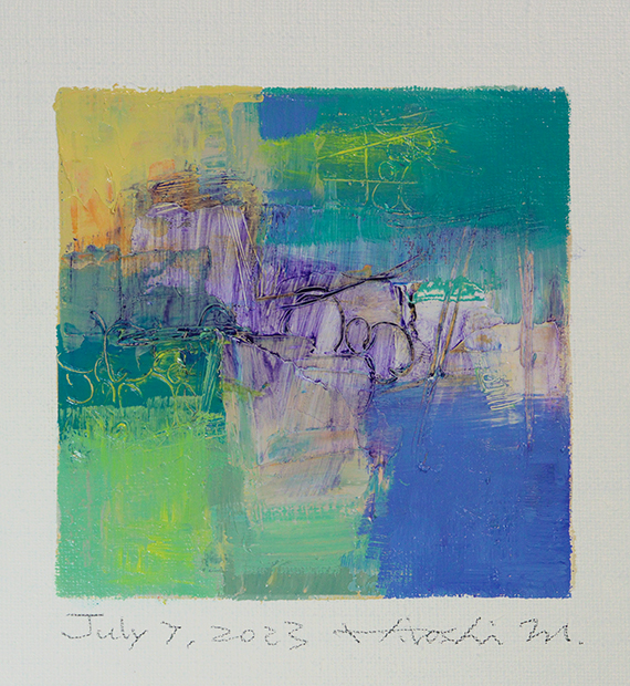 hiroshi matsumoto 9x9 paintings