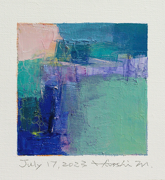 hiroshi matsumoto 9x9 paintings