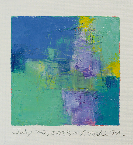 hiroshi matsumoto 9x9 paintings