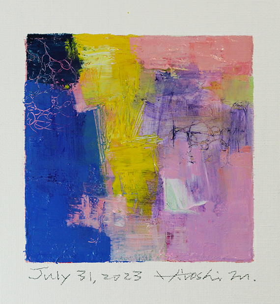 hiroshi matsumoto 9x9 paintings